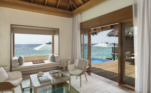 Huvafen Fushi_Ocean Bungalow with pool_lounge